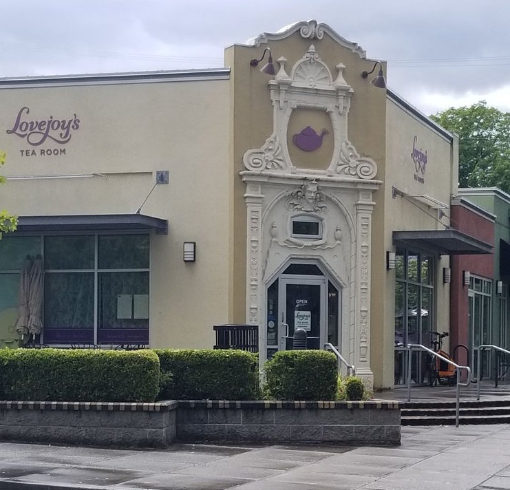 Lunch or afternoon tea at Lovejoy's Tea Room in Portland, Oregon