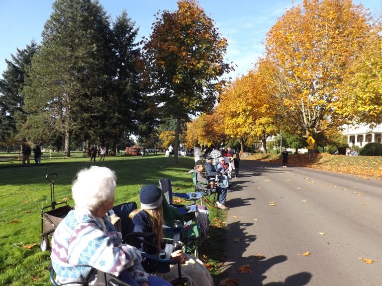 Veterans Day Parade at Fort Vancouver's Officer Row