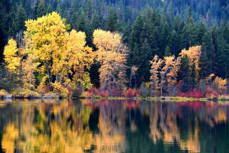 Lake Wenatchee in autumn