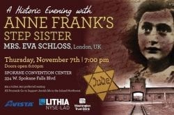 spokane lecture Anne Frank