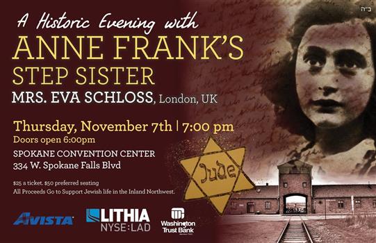 spokane lecture Anne Frank