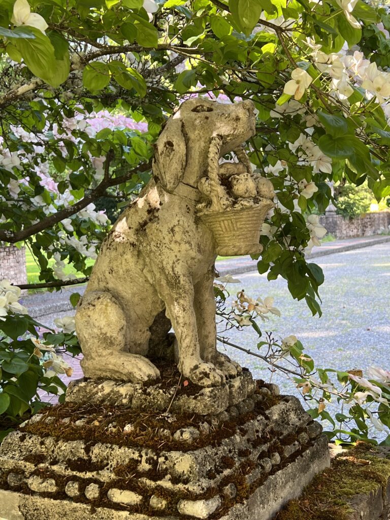 vintage garden statue 